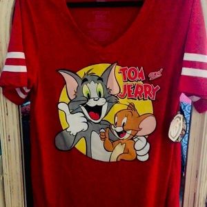 Tom and Jerry T Shirt Warner Brothers